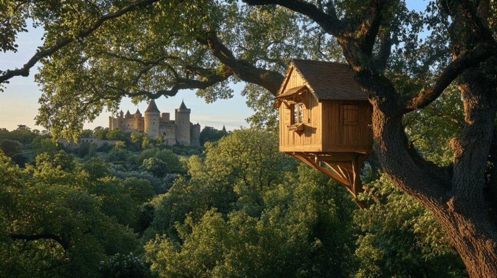 Cabane dans les arbres a Carcassonne : une activite feerique pour petits et grands